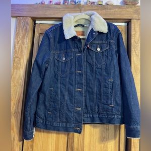 Levi’s jean Sherpa jacket